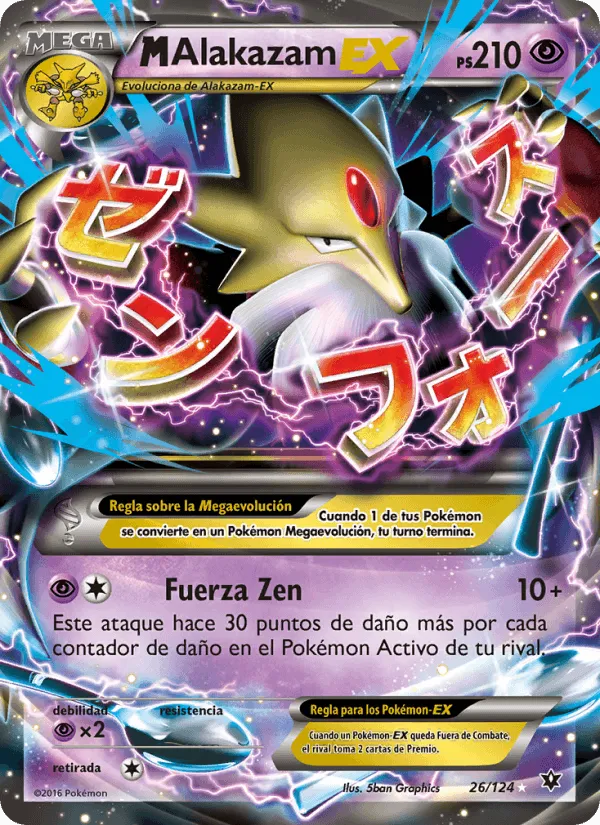 M-Alakazam EX · Destinos Enfrentados 26/124