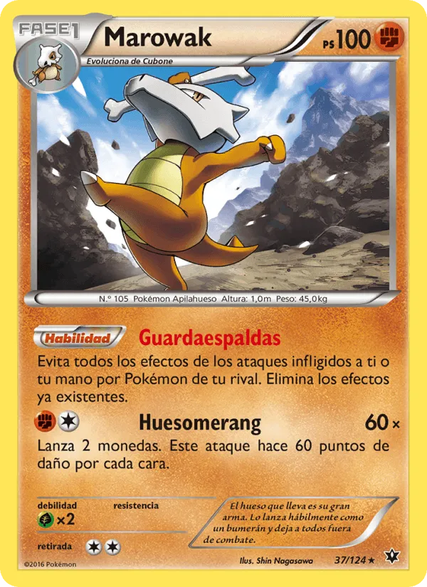 Marowak · Destinos Enfrentados 37/124