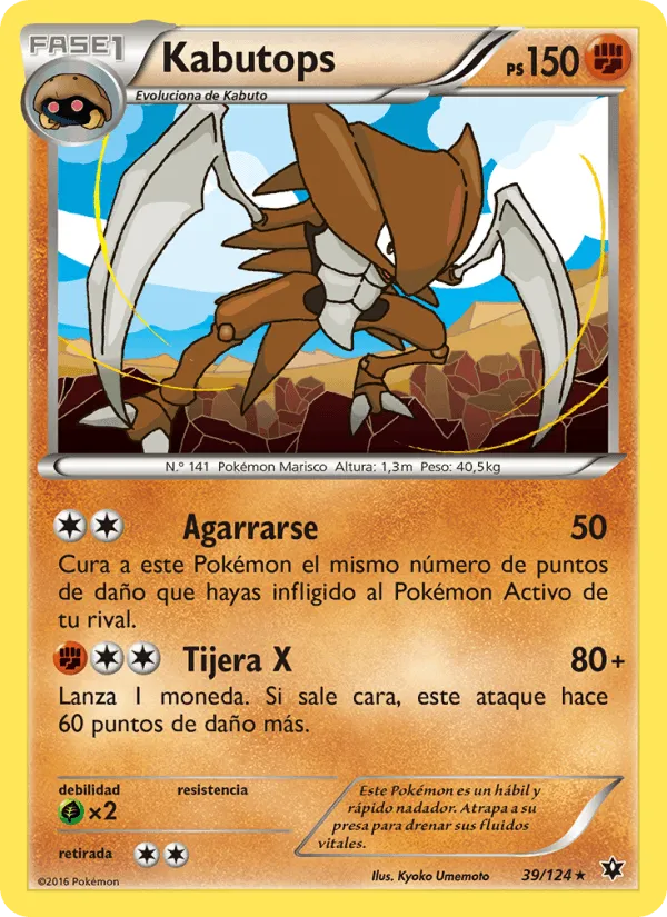 Kabutops · Destinos Enfrentados 39/124