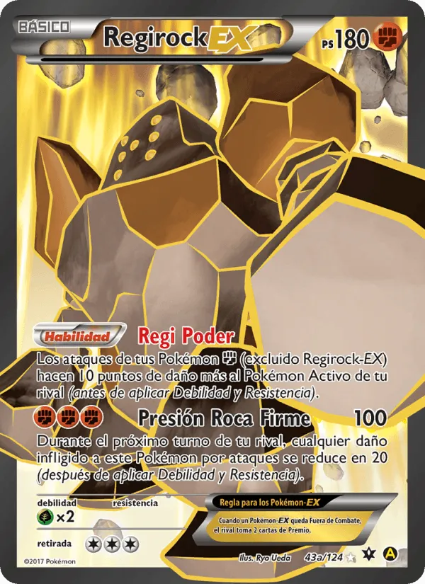 Regirock EX · Destinos Enfrentados 43/124