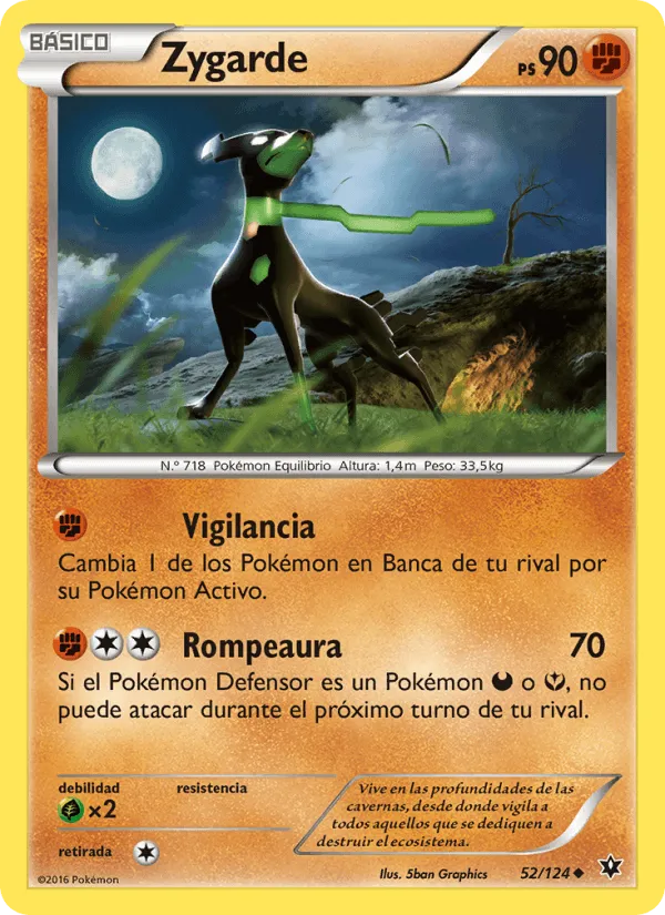 Zygarde · Destinos Enfrentados 52/124