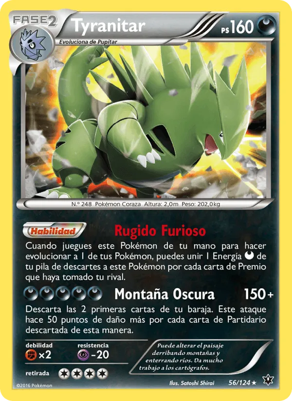 Tyranitar · Destinos Enfrentados 56/124