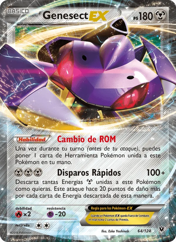 Genesect EX · Destinos Enfrentados 64/124