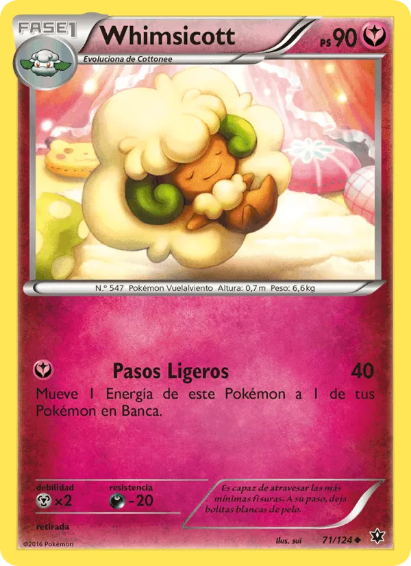 Whimsicott · Destinos Enfrentados 71/124