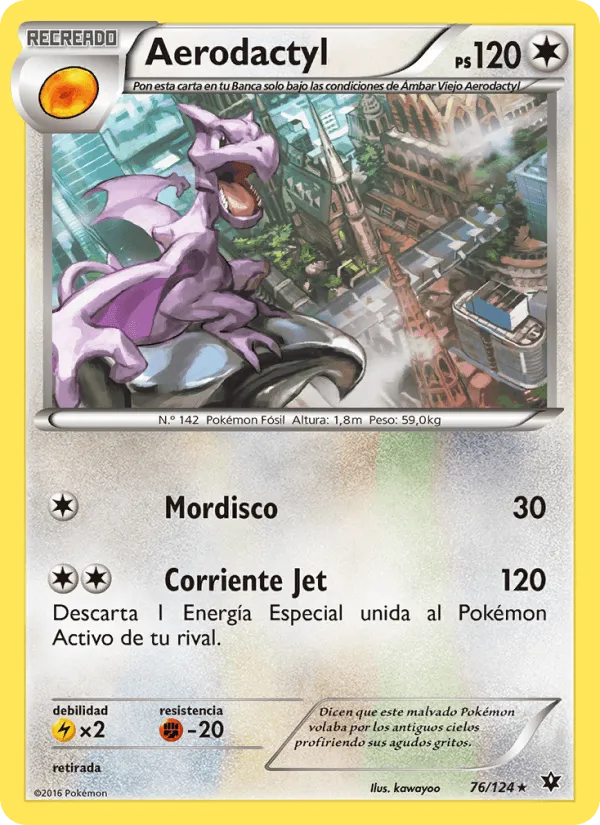 Aerodactyl · Destinos Enfrentados 76/124