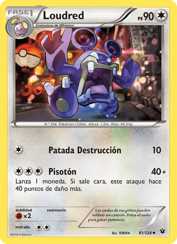 Loudred · Destinos Enfrentados 81/124
