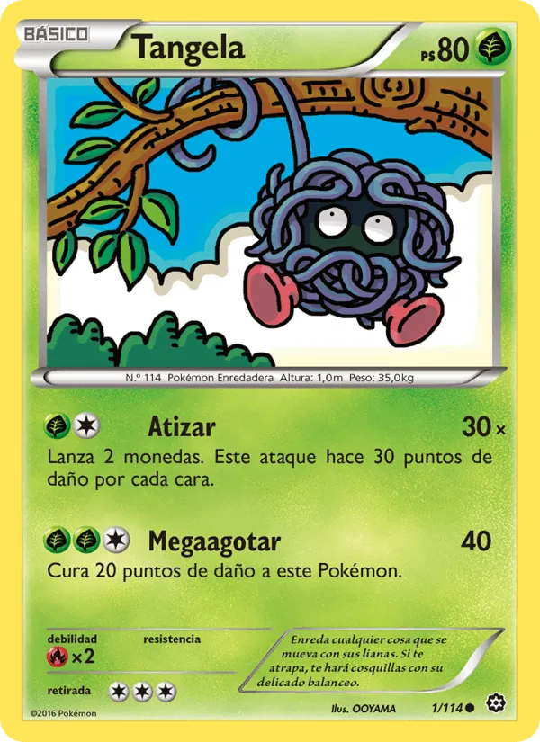 Tangela · Asedio de Vapor 1/114