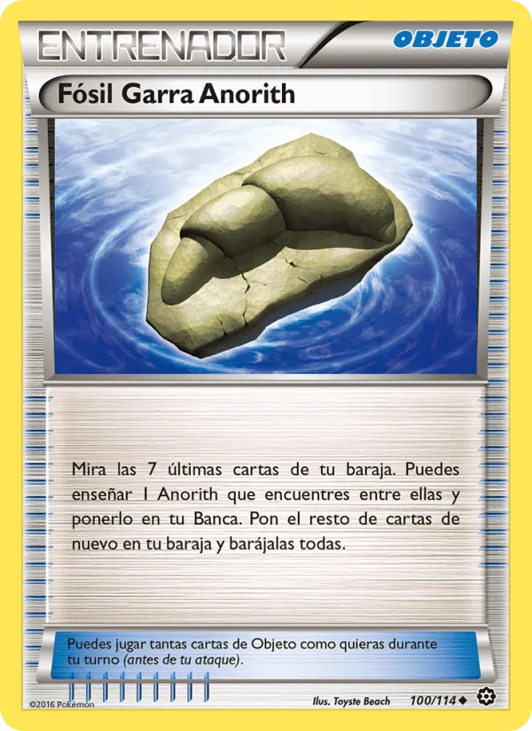 Fósil Garra Anorith · Asedio de Vapor 100/114