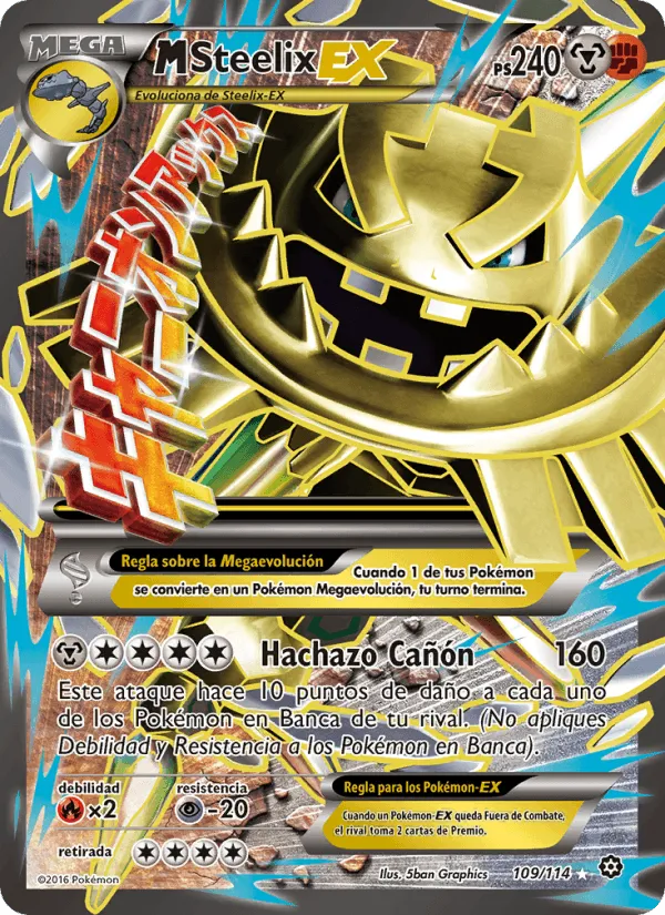 M-Steelix EX · Asedio de Vapor 109/114
