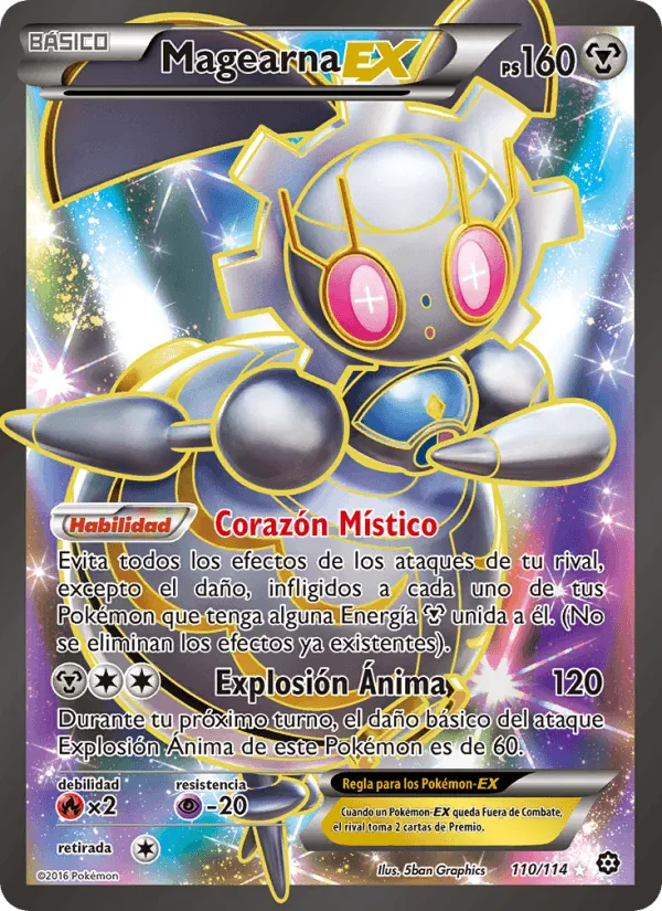 Magearna EX · Asedio de Vapor 110/114