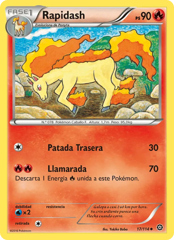 Rapidash · Asedio de Vapor 17/114