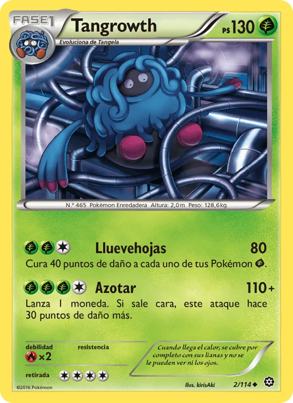 Tangrowth · Asedio de Vapor 2/114