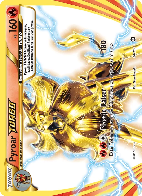 Pyroar TURBO · Asedio de Vapor 24/114