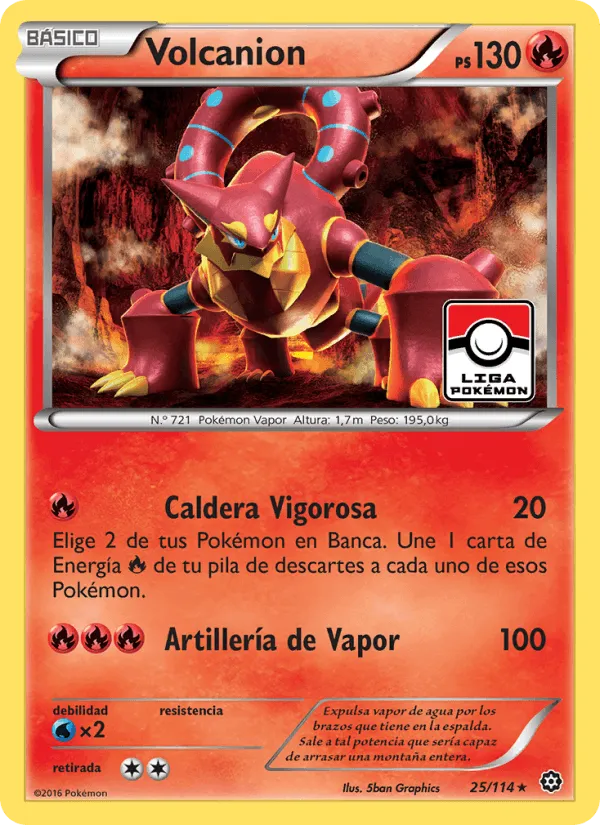 Volcanion · Asedio de Vapor 25/114