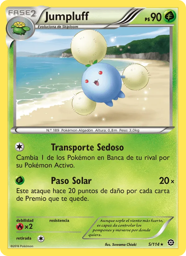 Jumpluff · Asedio de Vapor 5/114