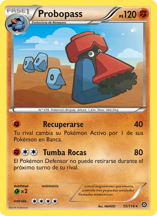 Probopass · Asedio de Vapor 55/114