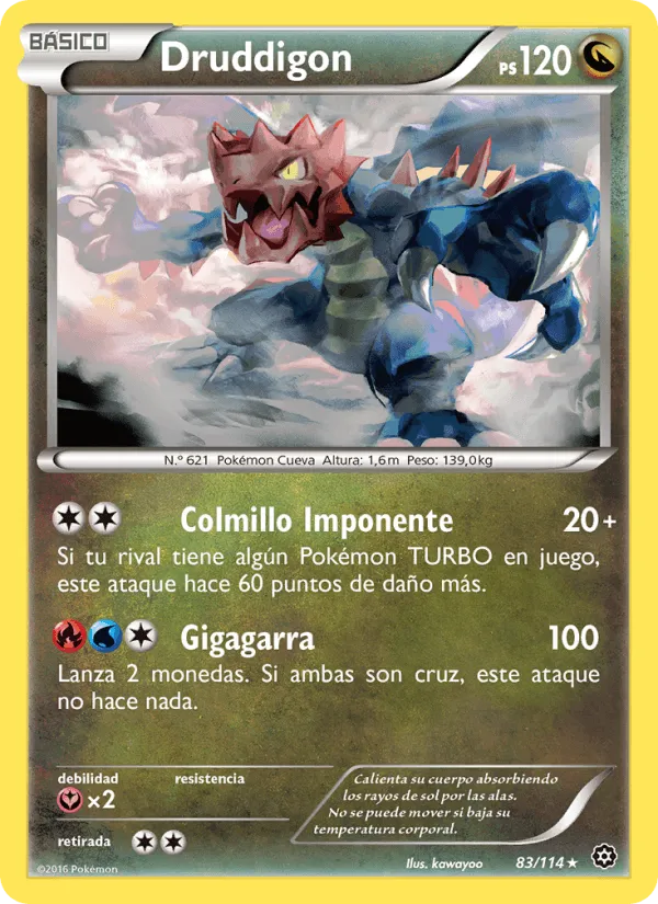 Druddigon · Asedio de Vapor 83/114