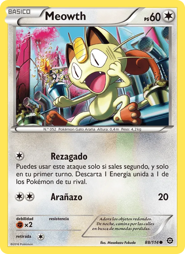 Meowth · Asedio de Vapor 88/114