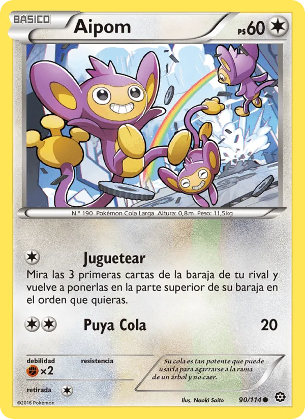 Aipom · Asedio de Vapor 90/114