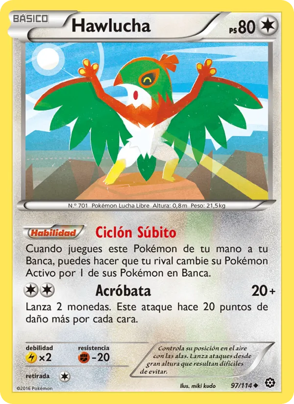 Hawlucha · Asedio de Vapor 97/114