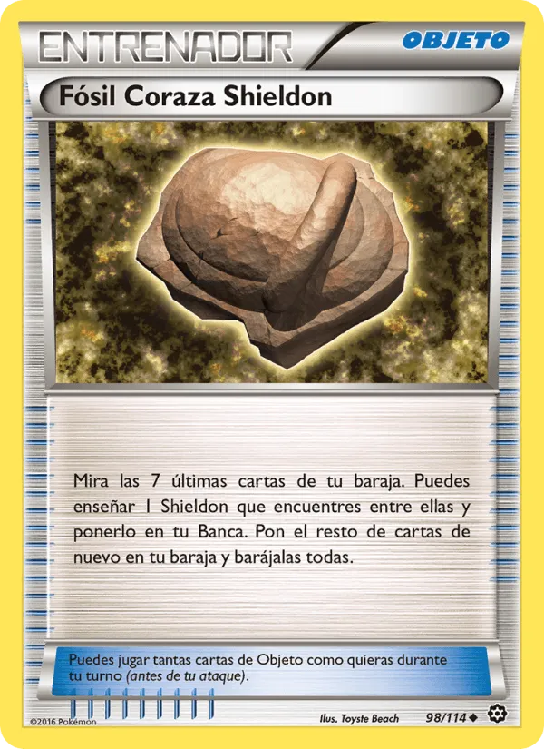 Fósil Coraza Shieldon · Asedio de Vapor 98/114