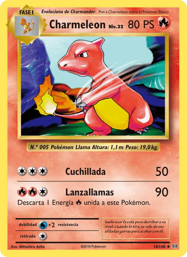 Charmeleon · Evoluciones 10/108