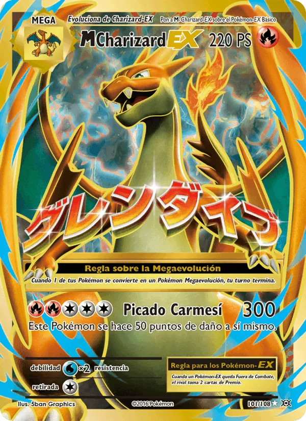 M-Charizard EX · Evoluciones 101/108