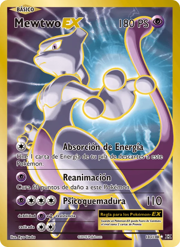 Mewtwo EX · Evoluciones 103/108