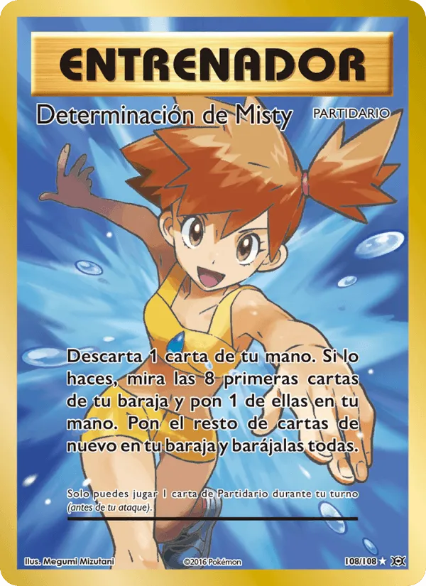 Determinación de Misty · Evoluciones 108/108