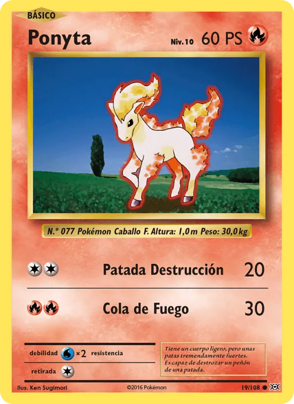Ponyta · Evoluciones 19/108