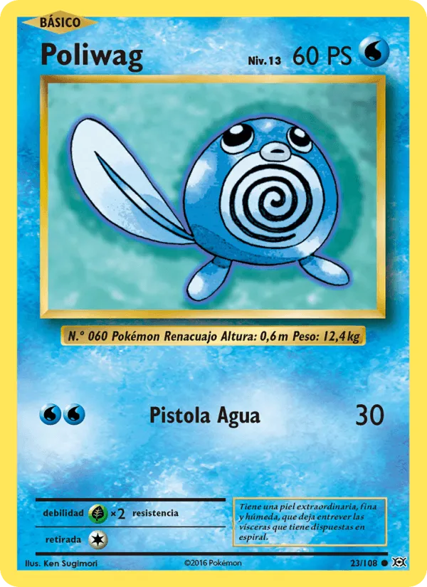 Poliwag · Evoluciones 23/108