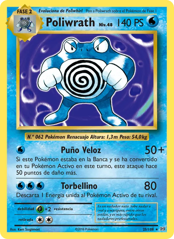Poliwrath · Evoluciones 25/108