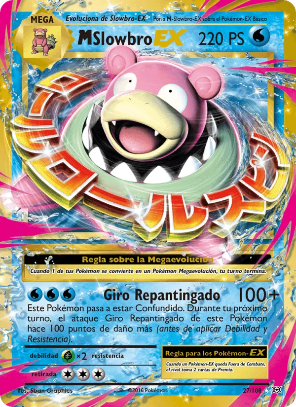 M-Slowbro EX · Evoluciones 27/108