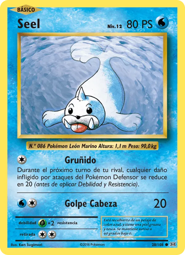Seel · Evoluciones 28/108