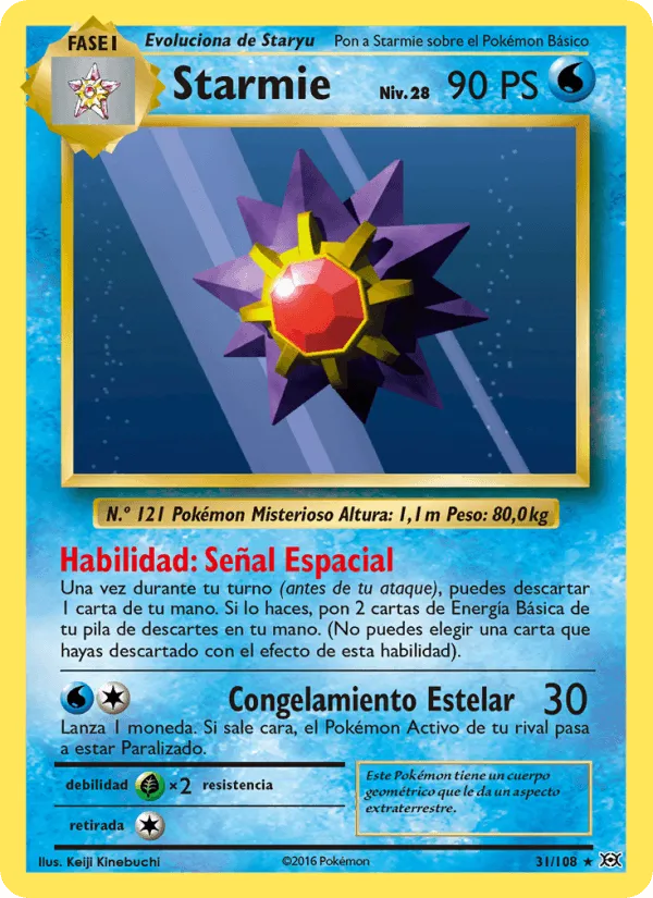 Starmie · Evoluciones 31/108