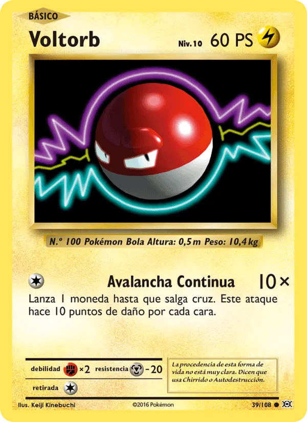 Voltorb · Evoluciones 39/108