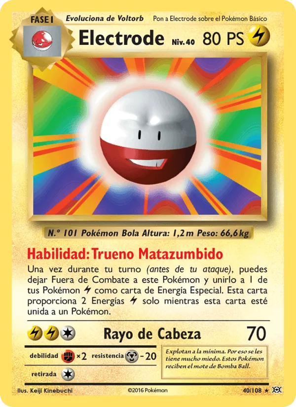 Electrode · Evoluciones 40/108