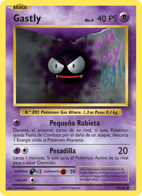 Gastly · Evoluciones 47/108