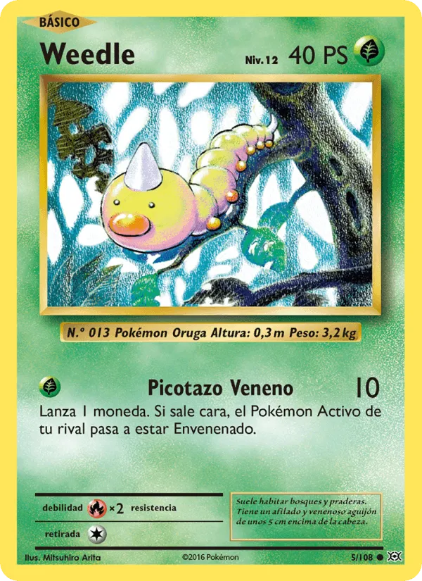 Weedle · Evoluciones 5/108