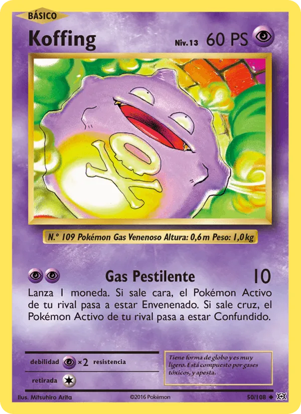 Koffing · Evoluciones 50/108