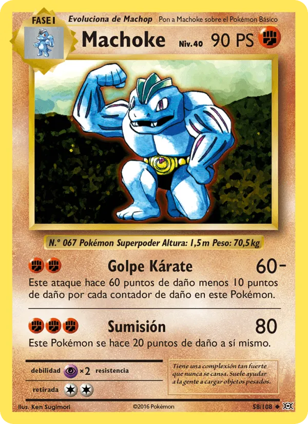 Machoke · Evoluciones 58/108