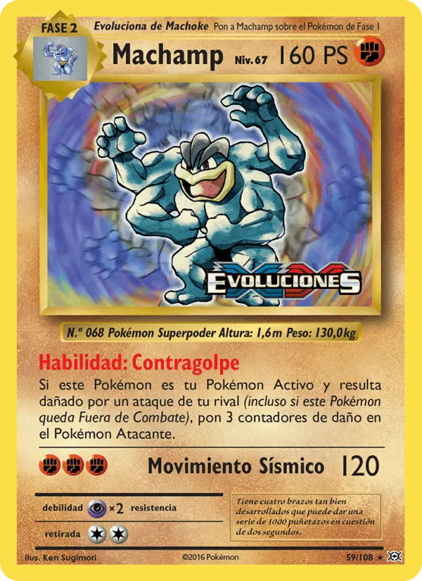 Machamp · Evoluciones 59/108