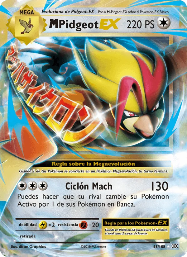 M-Pidgeot EX · Evoluciones 65/108