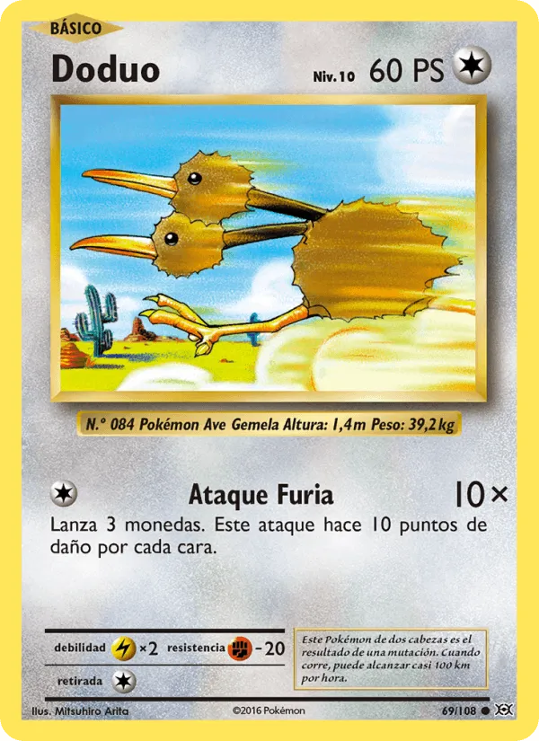 Doduo · Evoluciones 69/108