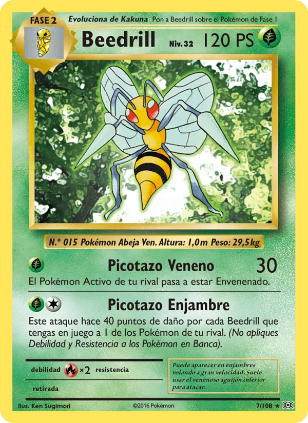 Beedrill · Evoluciones 7/108