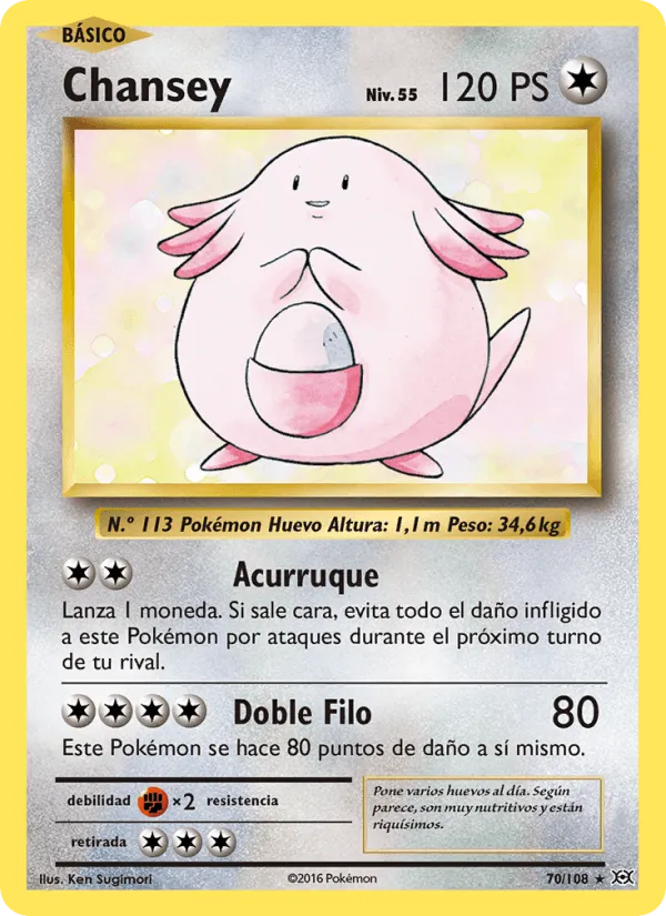 Chansey · Evoluciones 70/108