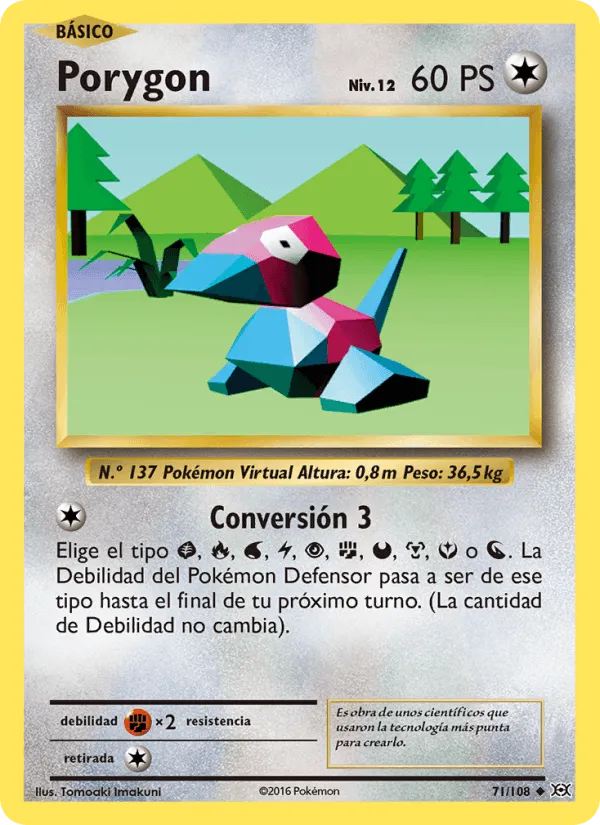 Porygon · Evoluciones 71/108