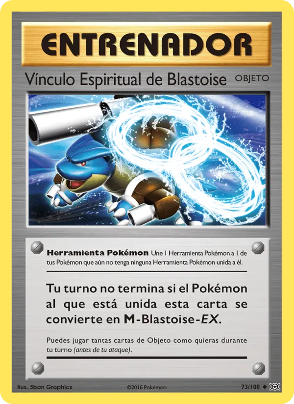 Vínculo Espiritual de Blastoise · Evoluciones 73/108