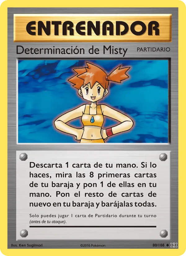 Determinación de Misty · Evoluciones 80/108