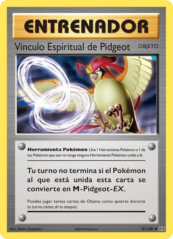 Vínculo Espiritual de Pidgeot · Evoluciones 81/108